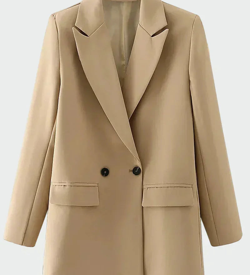 Krisztina - Oversized kabát modern vonallal