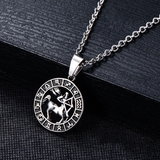 Rák Zodiákus Medál Rozsdamentes Acélból