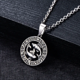 Rák Zodiákus Medál Rozsdamentes Acélból