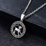 Rák Zodiákus Medál Rozsdamentes Acélból