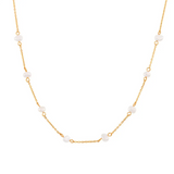 Karkötő és Nyaklánc Acél Gyöngyökkel