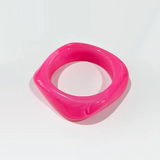 Színes Négyzetes Akryl Karkötő