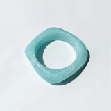 Színes Négyzetes Akryl Karkötő