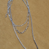 Háromrétegű Rozsdamentes Acél Nyaklánc