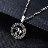 Rák Zodiákus Medál Rozsdamentes Acélból