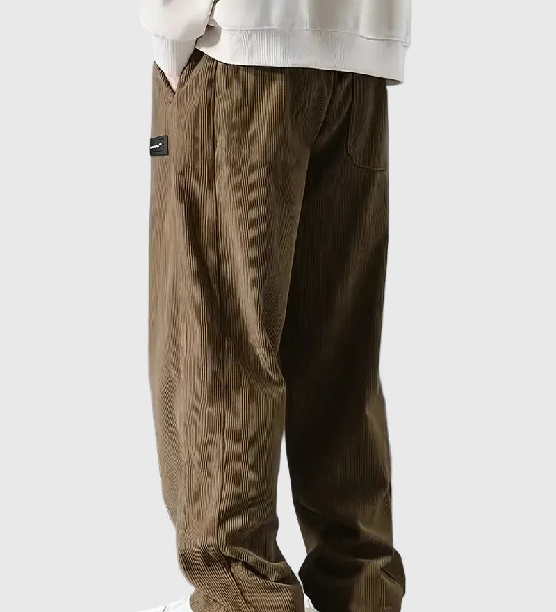 Kényelmes Szarvasbőr Bársony Nadrág