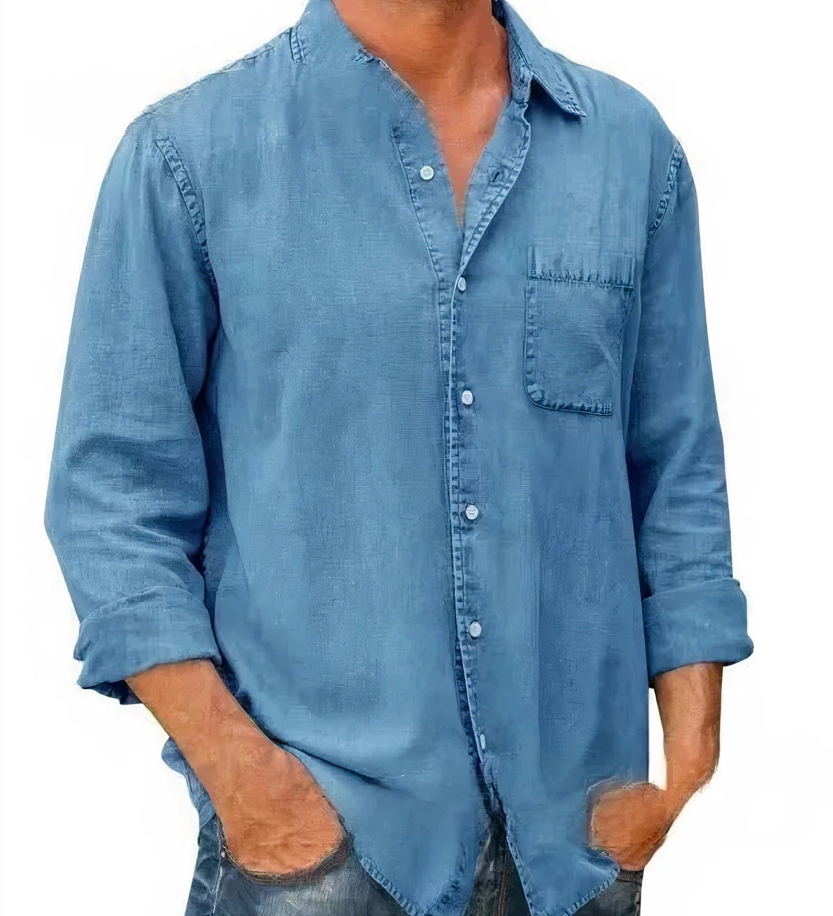 Dezső - Hosszú Ujjú Denim Keverék