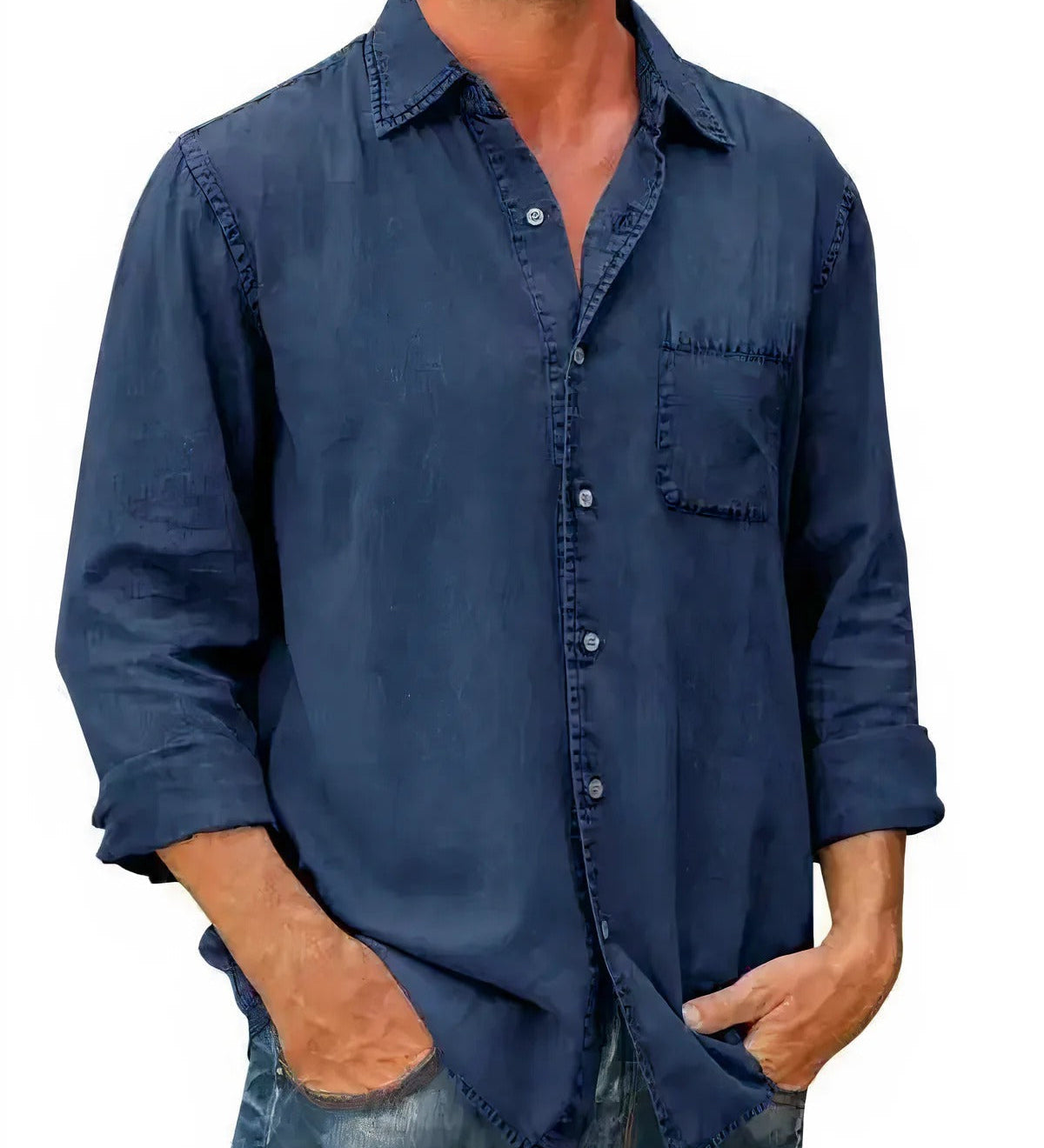 Dezső - Hosszú Ujjú Denim Keverék