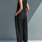 Júlia - Ujjatlan minimalista overall