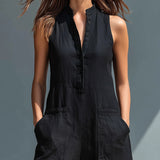 Júlia - Ujjatlan minimalista overall