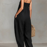 Eszter - Elegáns Pánt nélküli Jumpsuit
