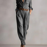 Borbála - Kockás elegáns jumpsuit