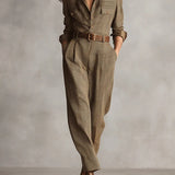 Borbála - Kockás elegáns jumpsuit