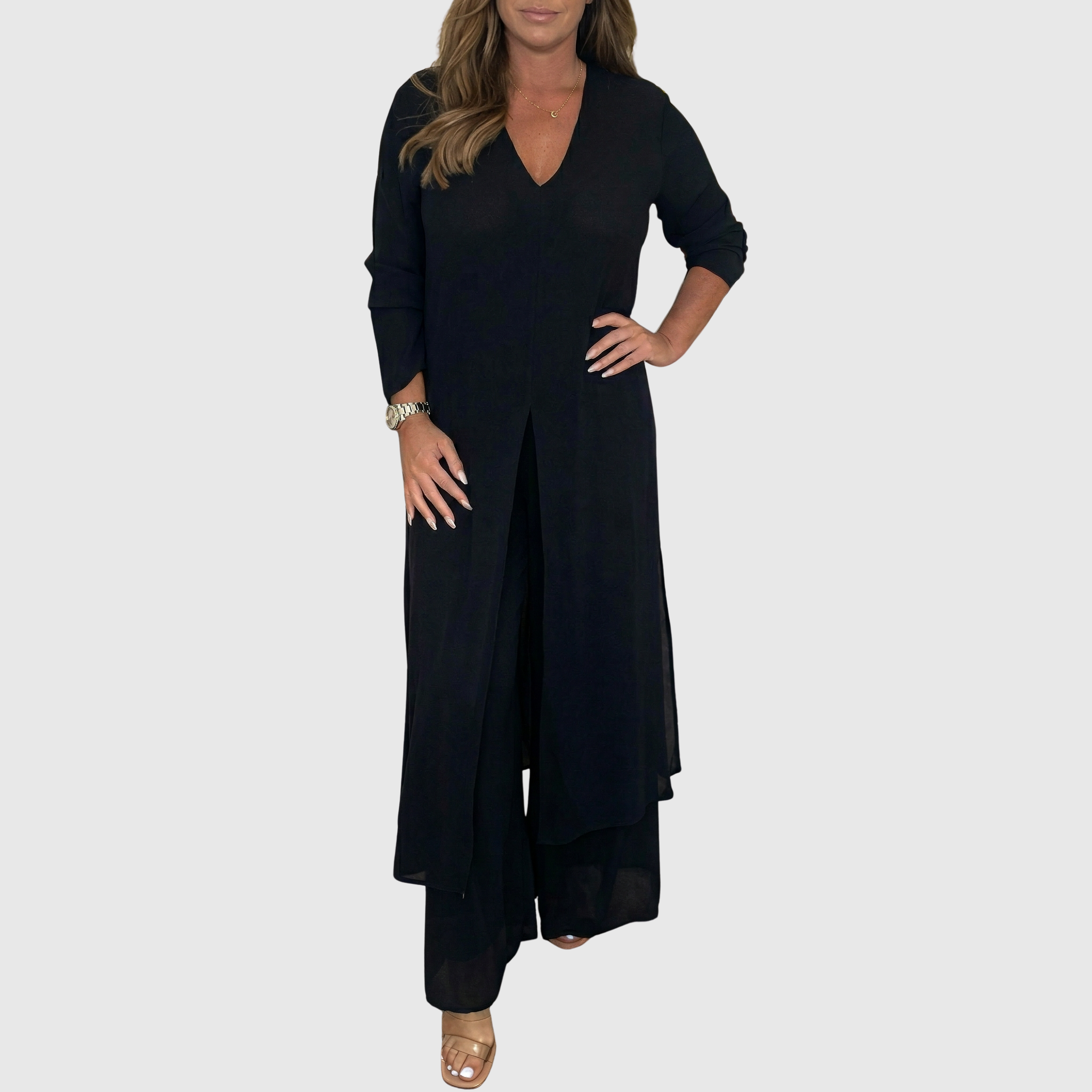 Zsófia - Elegáns Női Kétrészes Szett Modern Szabással