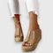 Mia – Vintage platform szandál