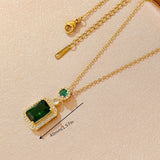 Greta nyaklánc smaragddal