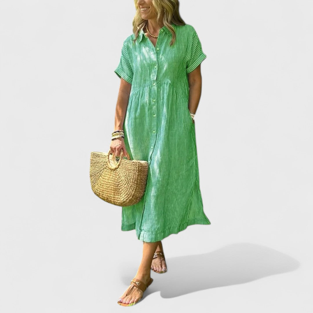 Angela - Légi Csíkos Ruha