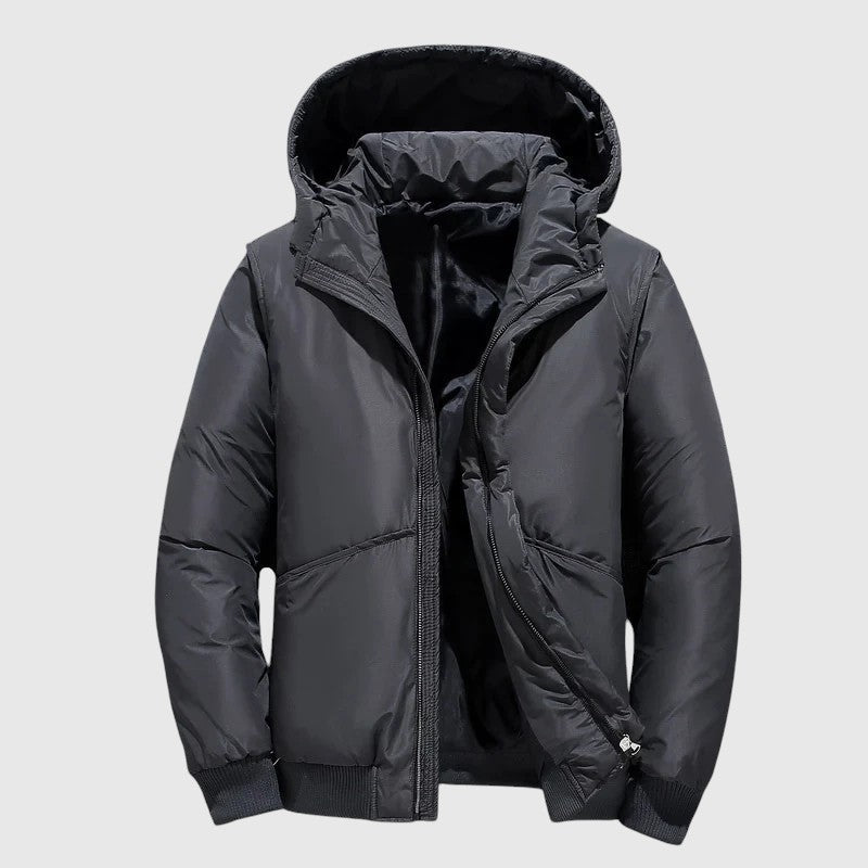 Josef - Pehelykabát kapucnival és tartós bevonattal