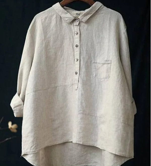 Edit - Vidám Lenvászon Blúz