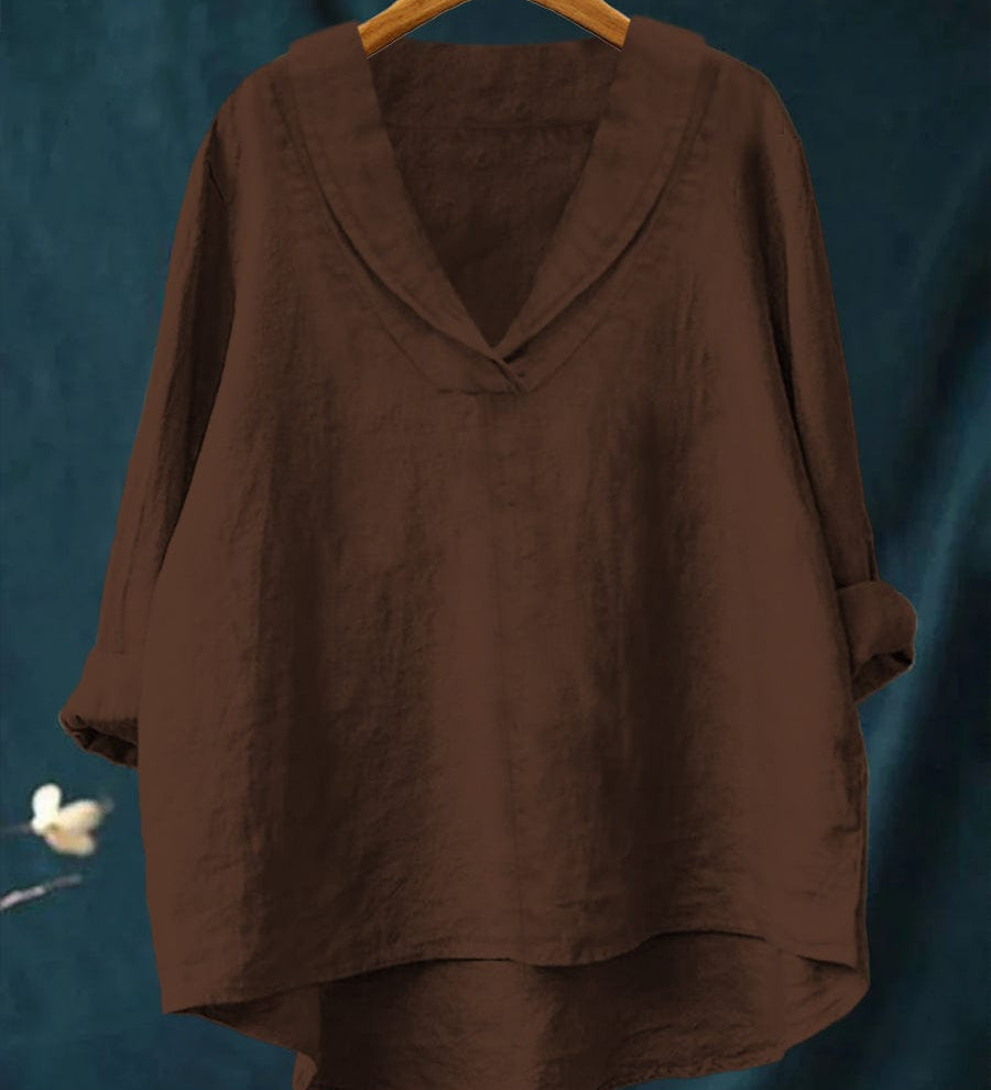 Andrea - Vidám Lenvászon Blúz