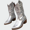 Ildikó - Fém cowboy csizmák