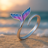 Szabályozható Gyűrű Színes Delfin Farokkal