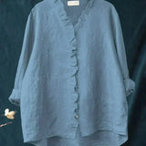 Mária - Vidám Lenvászon Blúz