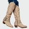 Éva - Retro bőr cowboy csizma