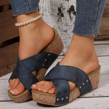 Judit - Boho Wedge Szandálok