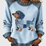 Nuria - Elbűvölő tacskó patchwork farmerrel